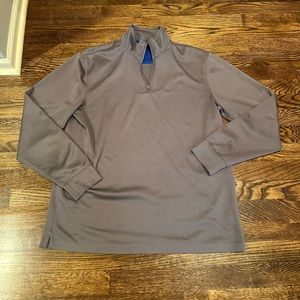 Chaps grey quarter zip